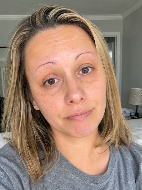Customer brow result using the Browvana kit