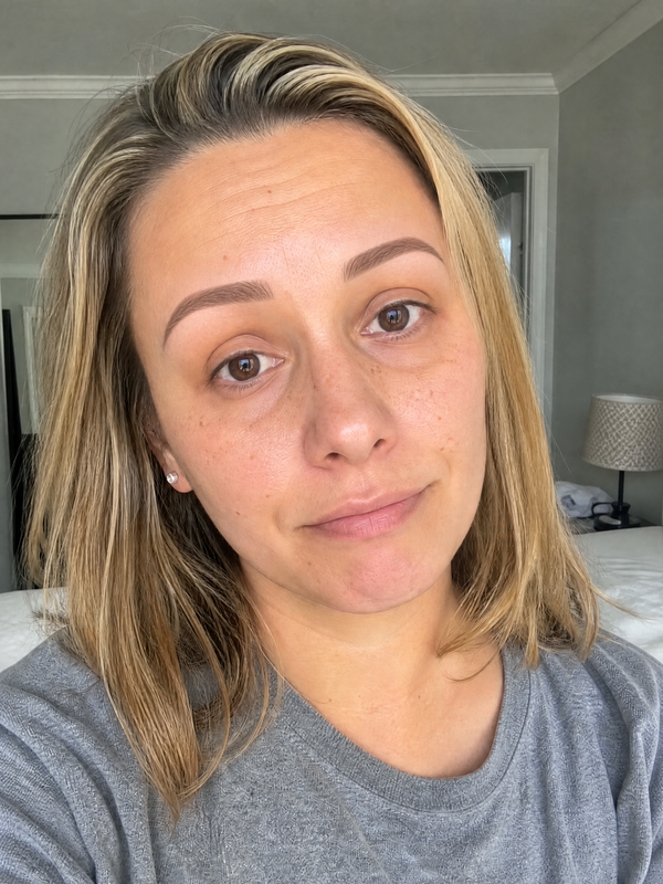 Customer brow result using the Browvana kit